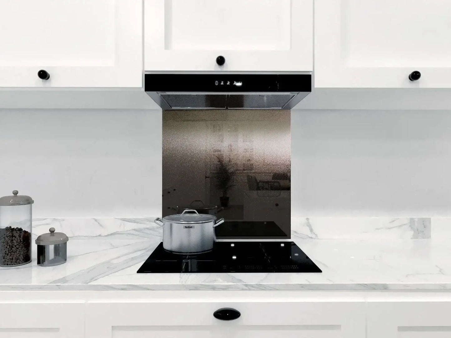 Black to White - Gradient - Splashback - DIY