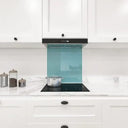 Blue Diamond Colour Glass Splashback - DIY - CreoGlass®