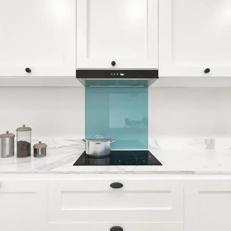 Blue Diamond Colour Glass Splashback - DIY - CreoGlass®
