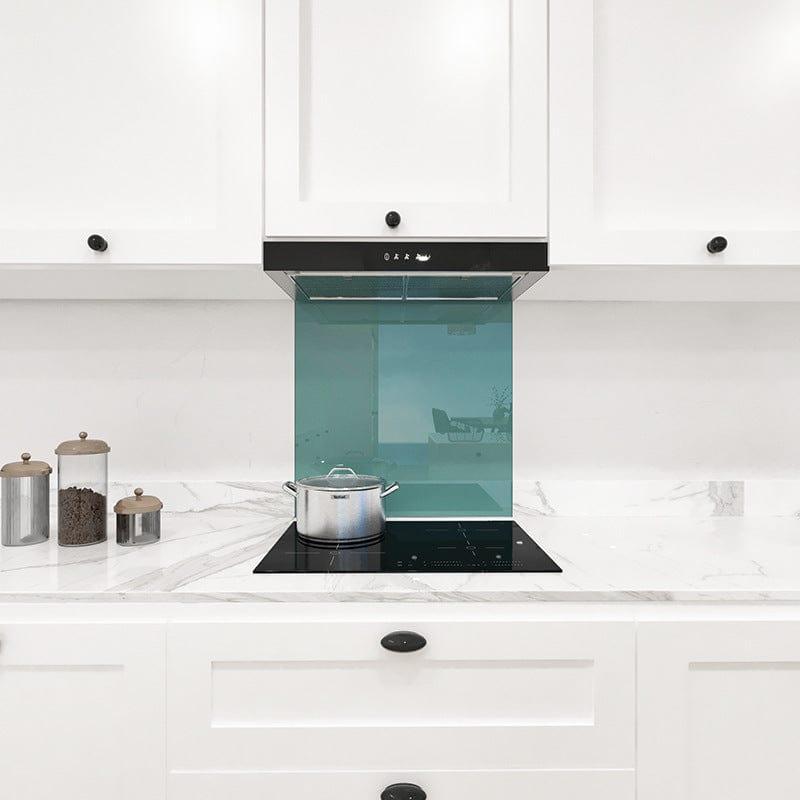 Blue Jade Colour Glass Splashback - DIY - CreoGlass®