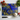 Blue Gold Liquid Ink Extra Glass Chopping Board and Placemat