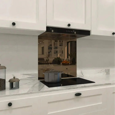 Bronze Toughened Mirror Splashback - DIY - CreoGlass®