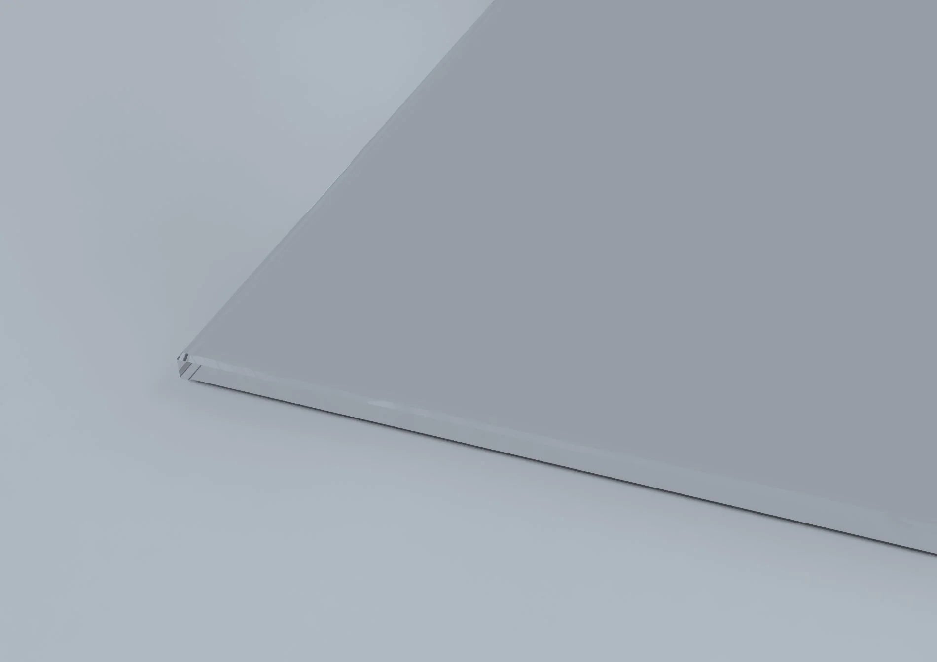 Signal Grey Matt Finish Sample - CreoGlass®