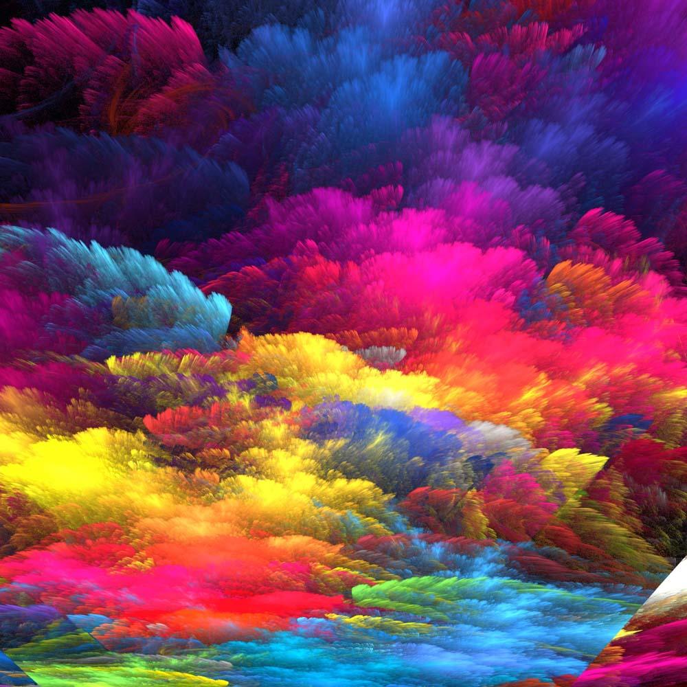 Colourful Clouds Printed Glass Splashback - DIY - CreoGlass®