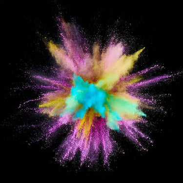 Colourful Explosion Printed Glass Splashback - DIY - CreoGlass®