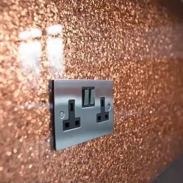 100% Luxury Copper Splashback - Bespoke - CreoGlass®