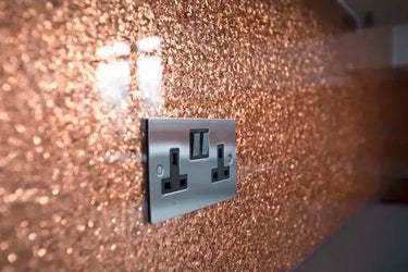 100% Luxury Copper Splashback - Bespoke - CreoGlass®