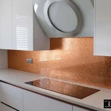 100% Luxury Copper Splashback - Bespoke - CreoGlass®