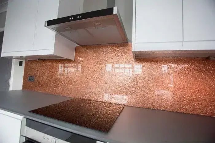 100% Luxury Copper Splashback - Bespoke - CreoGlass®