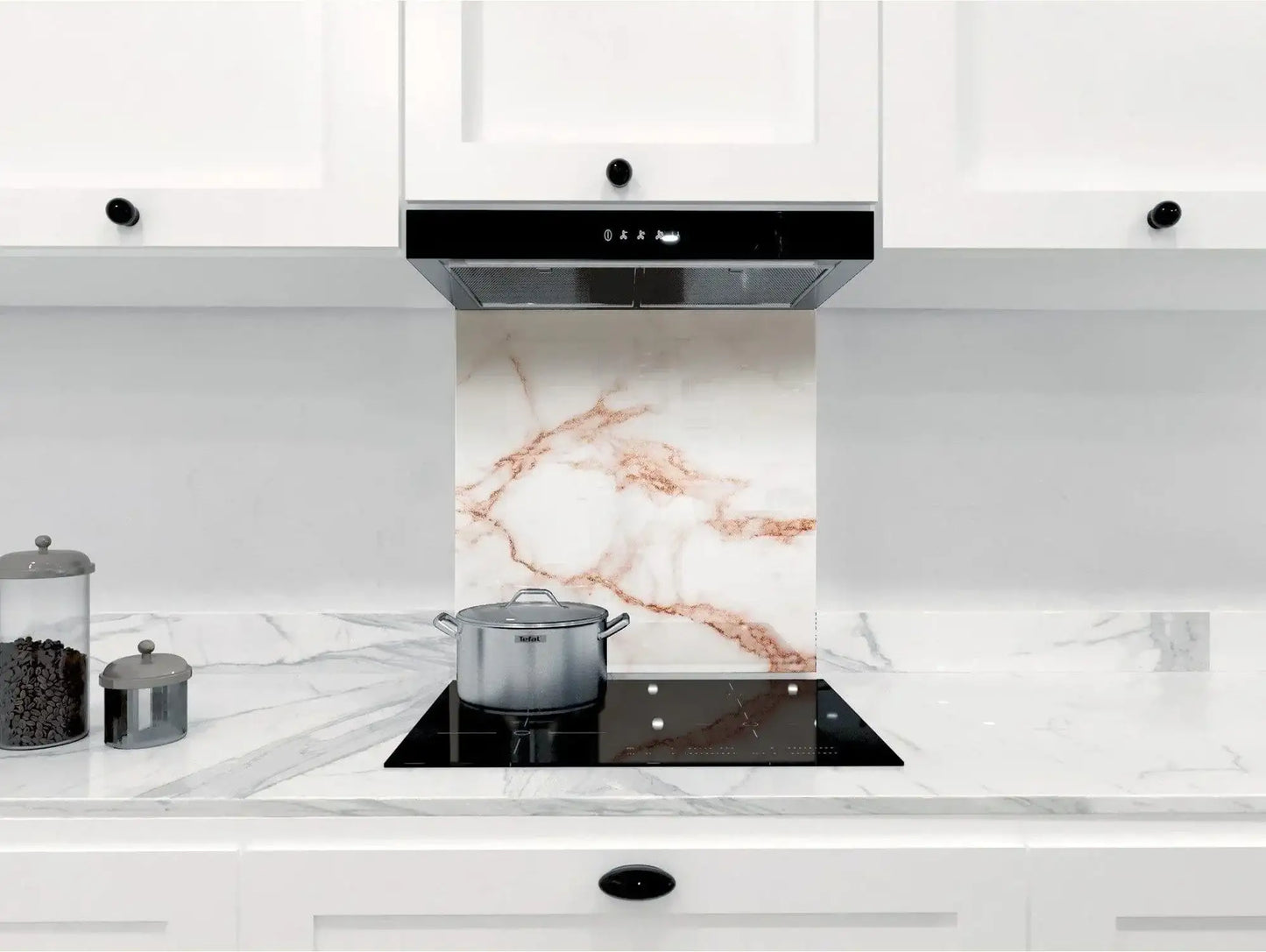 Copper - White Opera Splashback - DIY