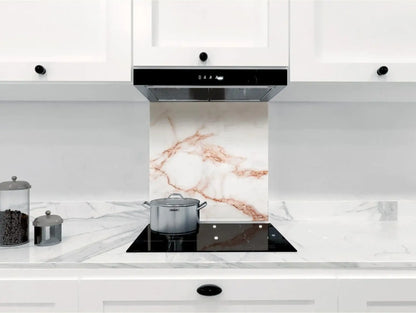 Copper - White Opera Splashback - DIY