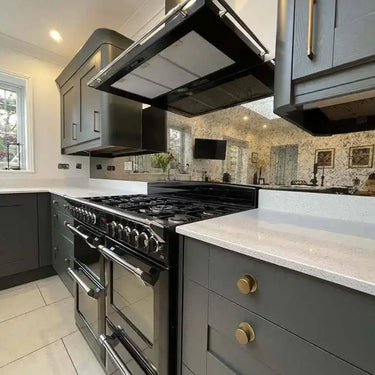 Antique Toughened Mirror - Bronze - splashback - 4 - Bespoke - CreoGlass®