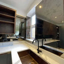 Antique Toughened Mirror - Bronze - splashback - 8 - Bespoke - CreoGlass®