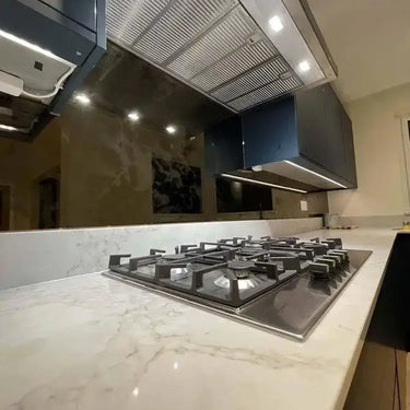 Antique Toughened Mirror - Bronze - splashback - 8 - Bespoke - CreoGlass®