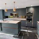 Antique Toughened Mirror - Bronze - splashback - 8 - Bespoke - CreoGlass®