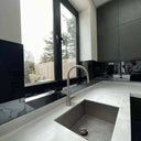 Antique Toughened Mirror - Grey - splashback - 8 - Bespoke - CreoGlass®