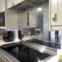 Antique Toughened Mirror - Silver - splashback - 4 - Bespoke - CreoGlass®