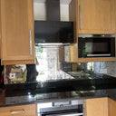 Antique Toughened Mirror - Silver - splashback - 4 - Bespoke - CreoGlass®