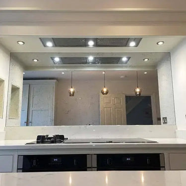 Antique Toughened Mirror - Silver - splashback - 5 - Bespoke - CreoGlass®