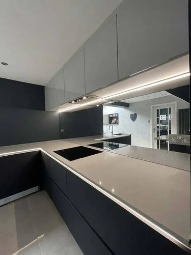Antique Toughened Mirror - Silver - splashback - 5 - Bespoke - CreoGlass®
