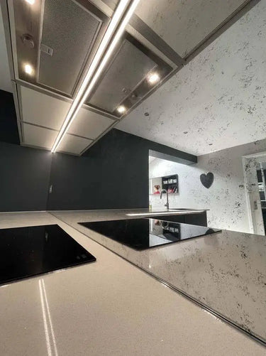 Antique Toughened Mirror - Silver - splashback - 5 - Bespoke - CreoGlass®