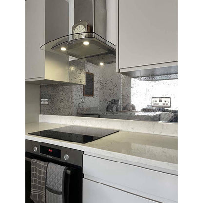 Antique Toughened Mirror - Silver - splashback - 6 - CreoGlass E-Shop