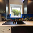 Aquarium Printed Glass Splashback - Bespoke - CreoGlass®