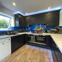 Aquarium Printed Glass Splashback - Bespoke - CreoGlass®