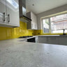 Canary Yellow Colour Glass Splashback - Bespoke - CreoGlass®