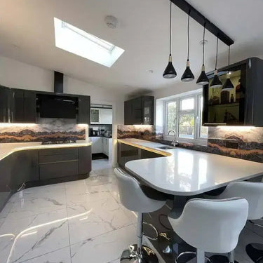 Copper - Famida - Splashback - Bespoke - CreoGlass®