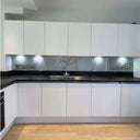 Copper - White Calacatta Splashback - Bespoke - CreoGlass®