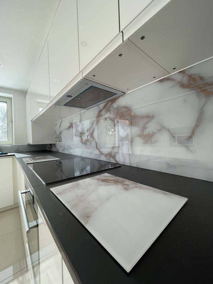 Copper - White Opera Splashback - Bespoke