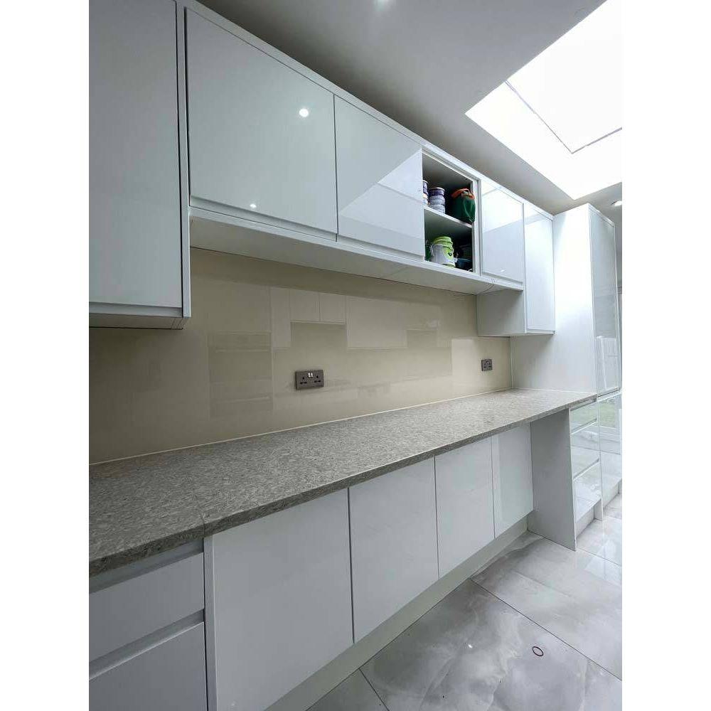 Desert Floor Colour Glass Splashback - Bespoke - CreoGlass®