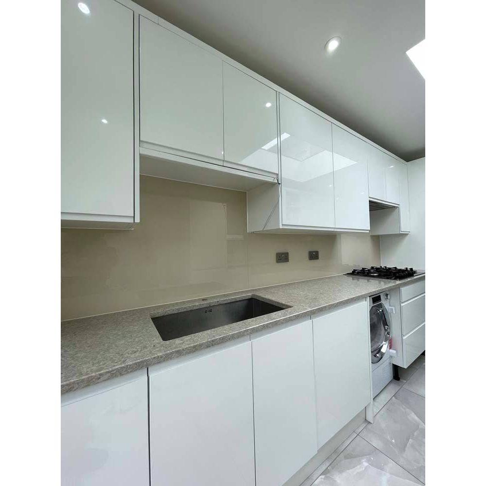 Desert Floor Colour Glass Splashback - Bespoke - CreoGlass®