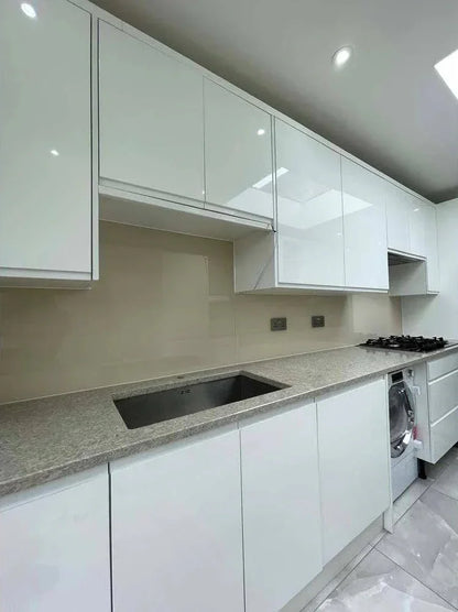 Matt Desert Floor Colour Glass Splashback - Bespoke