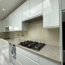 Desert Floor Colour Glass Splashback - Bespoke - CreoGlass®