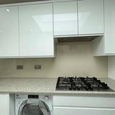 Matt Desert Floor Colour Glass Splashback - Bespoke - CreoGlass®