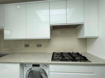 Matt Desert Floor Colour Glass Splashback - Bespoke