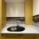 Gold - Famida - Splashback - Bespoke - CreoGlass®
