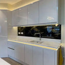 Golden - Black Opera Splashback - Bespoke - CreoGlass®