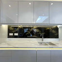 Golden - Black Opera Splashback - Bespoke - CreoGlass®