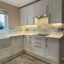 Golden - White Opera Splashback - Bespoke - CreoGlass®