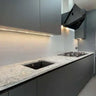 Matt Grey Colour Glass Splashback - Bespoke - CreoGlass®