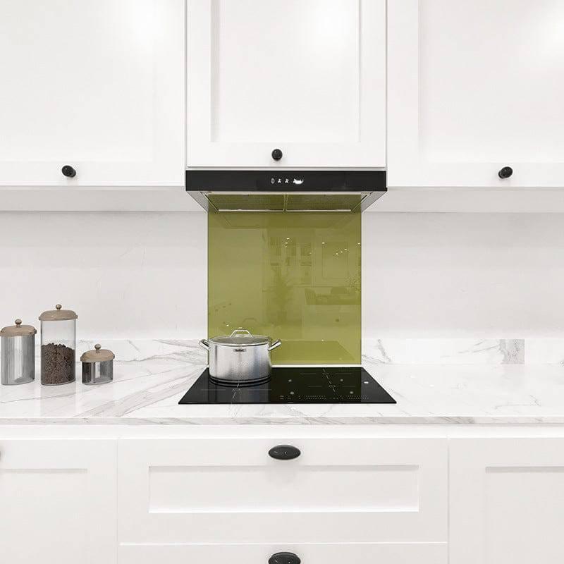 Lime Zest 3 Colour Glass Splashback - DIY - CreoGlass®