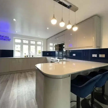 Pearl Night Colour Glass Splashback - Bespoke - CreoGlass®