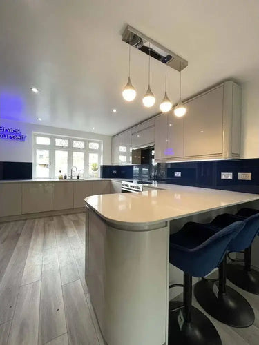 Pearl Night Colour Glass Splashback - Bespoke - CreoGlass®