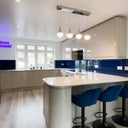 Matt Pearl Night Colour Glass Splashback - Bespoke - CreoGlass®