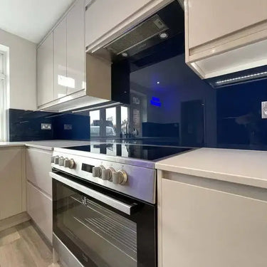 Matt Pearl Night Colour Glass Splashback - Bespoke - CreoGlass®