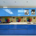 Rainbow Roses Printed Glass Kitchen Splashback - Bespoke - CreoGlass®