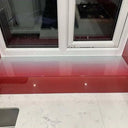 Red to White- Gradient - Splashback - Bespoke - CreoGlass®